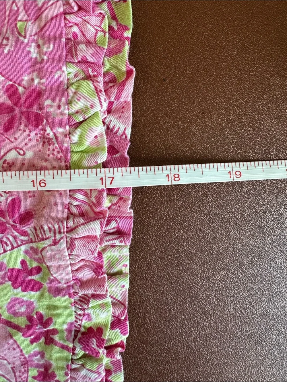 Lilly Pulitzer Pink & Lime green Summertime Umbrella Blanket Printed Mini Skirt